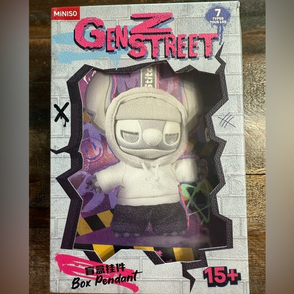 MINISO Disney Stitch Gen Z Street Blind Box Pendant Collectible NIB